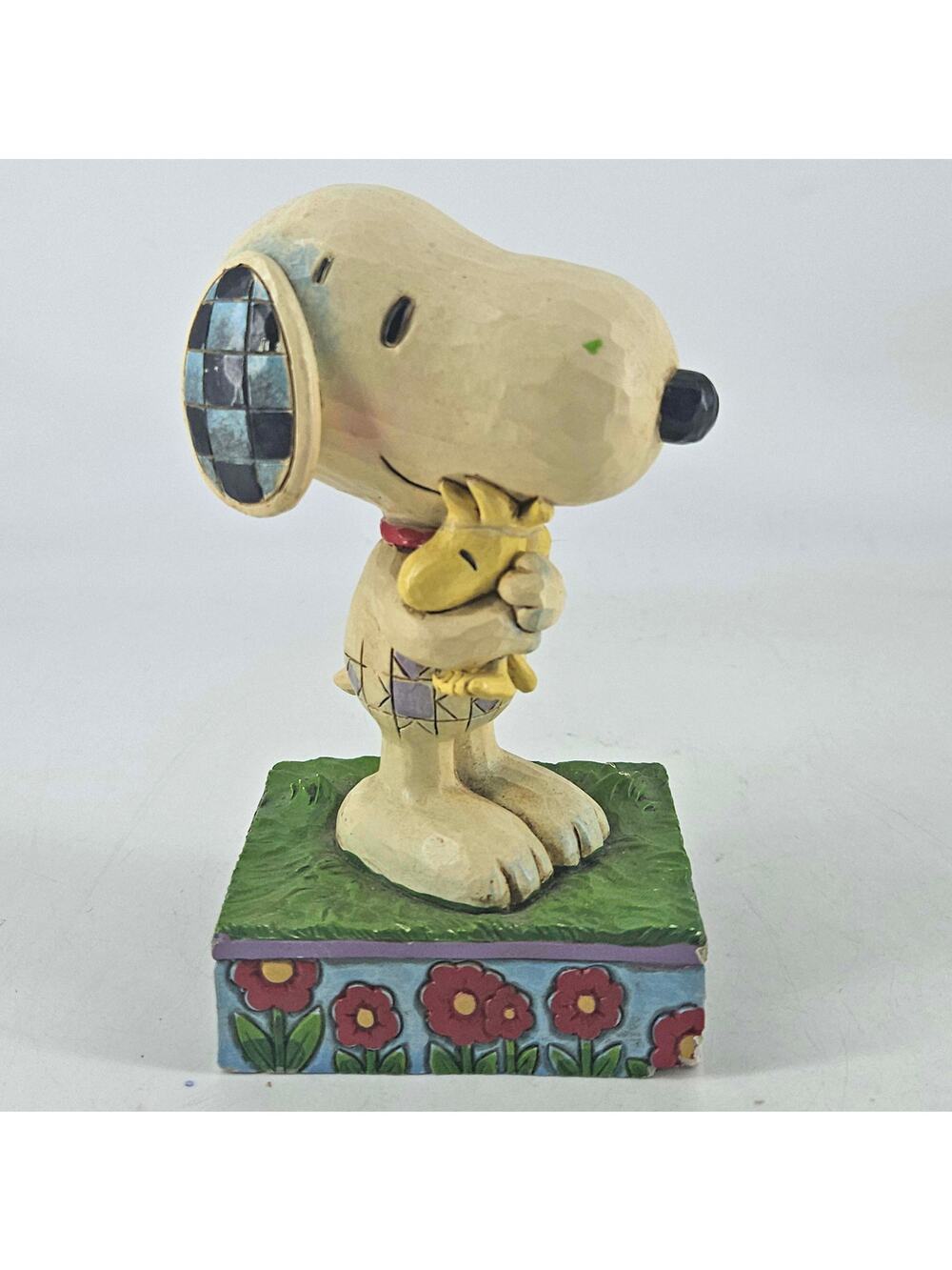 Jim Shore Peanuts hugging Woodstuck My Best Friend figurine